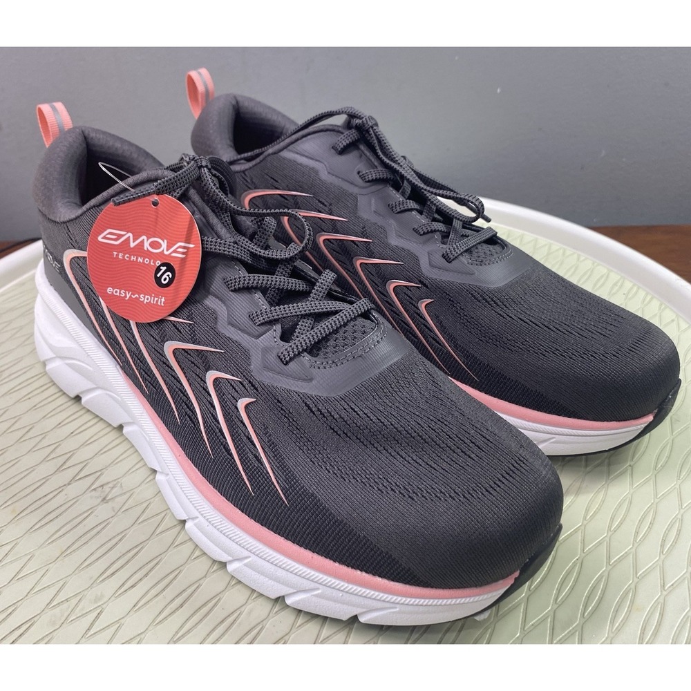 Easy Spirit Semaelie 2 Women Denise Austin Athletic Gray & Pink Sneakers 10M NEW